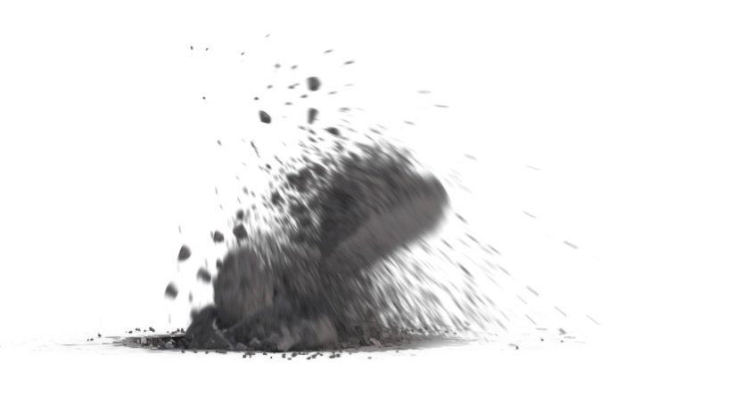 Пыль от взрыва