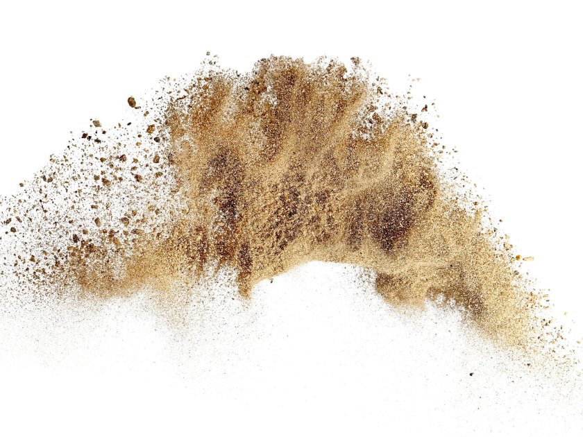 Взрыв песка