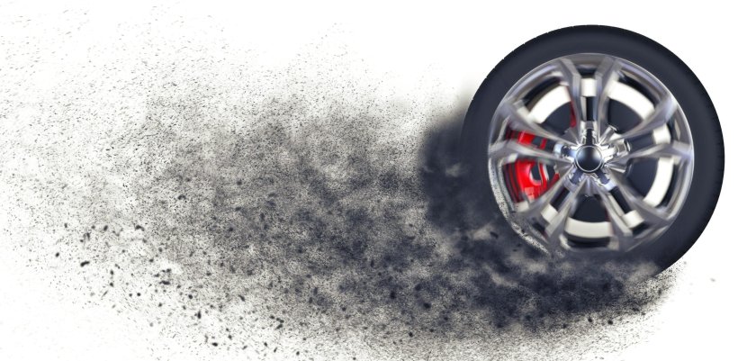 Пыль от покрышек