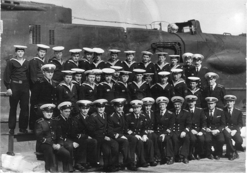 Экипаж крейсера Фрунзе 1987