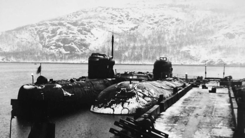 Видяево база подводных лодок Северного флота