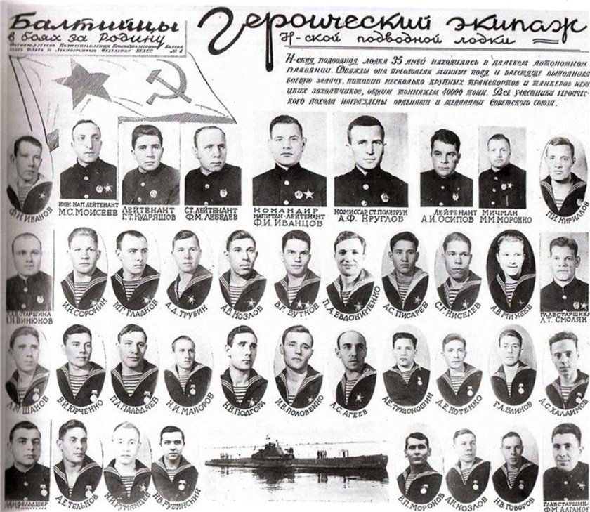 Моряки Краснознаменного Балтийского флота