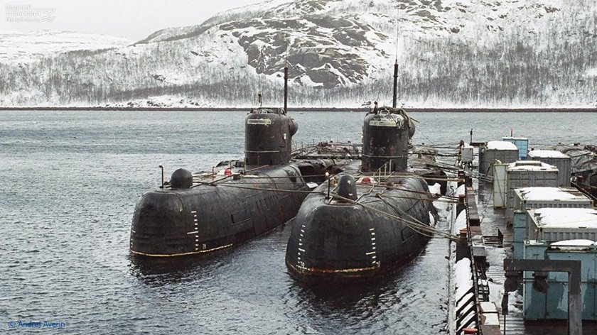 Видяево база подводных лодок