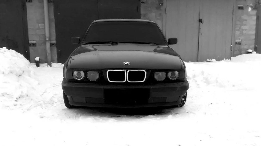 БМВ е34 черная