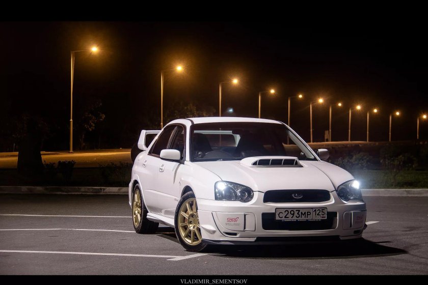Subaru Impreza WRX STI 2004 White