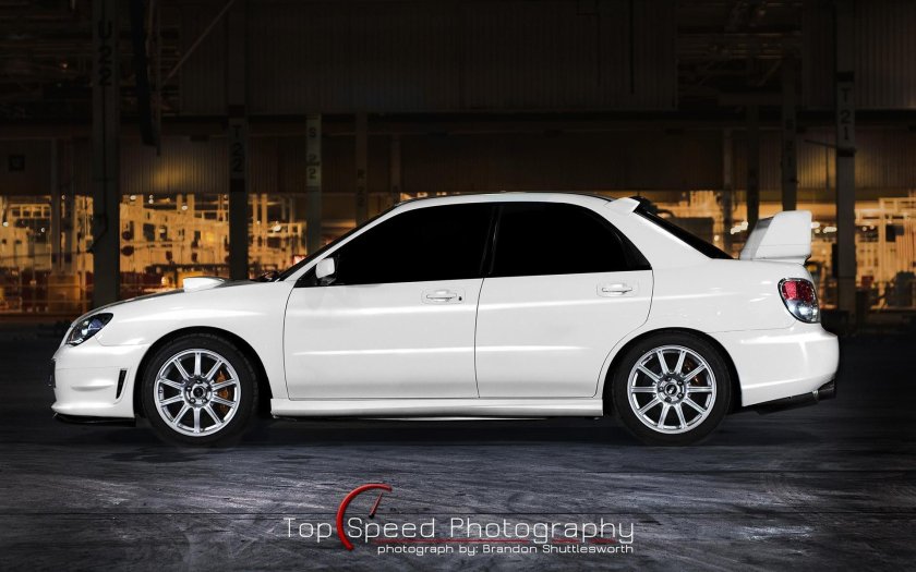 Subaru Impreza WRX STI White