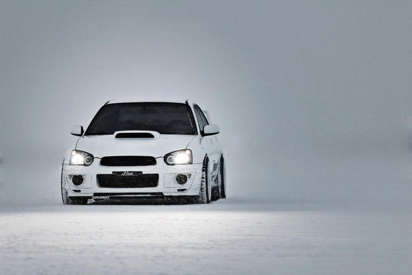 Subaru Impreza WRX STI White