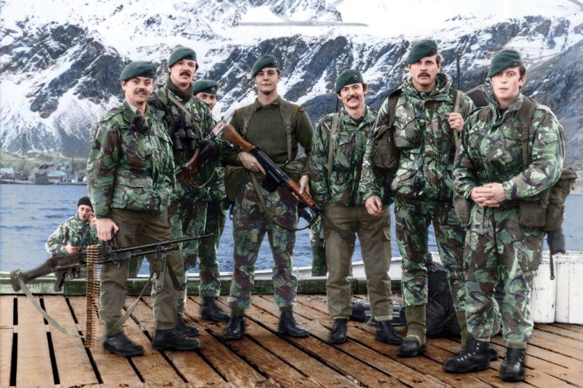 Royal Marines Commando на Фолклендах