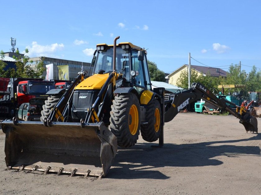 MST m544s экскаватор-погрузчик