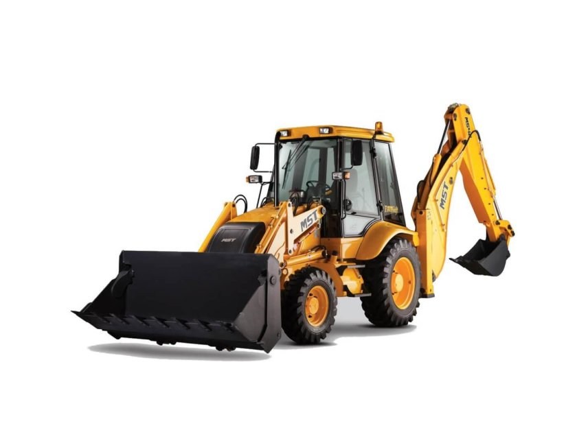 MST 542 экскаватор погрузчик