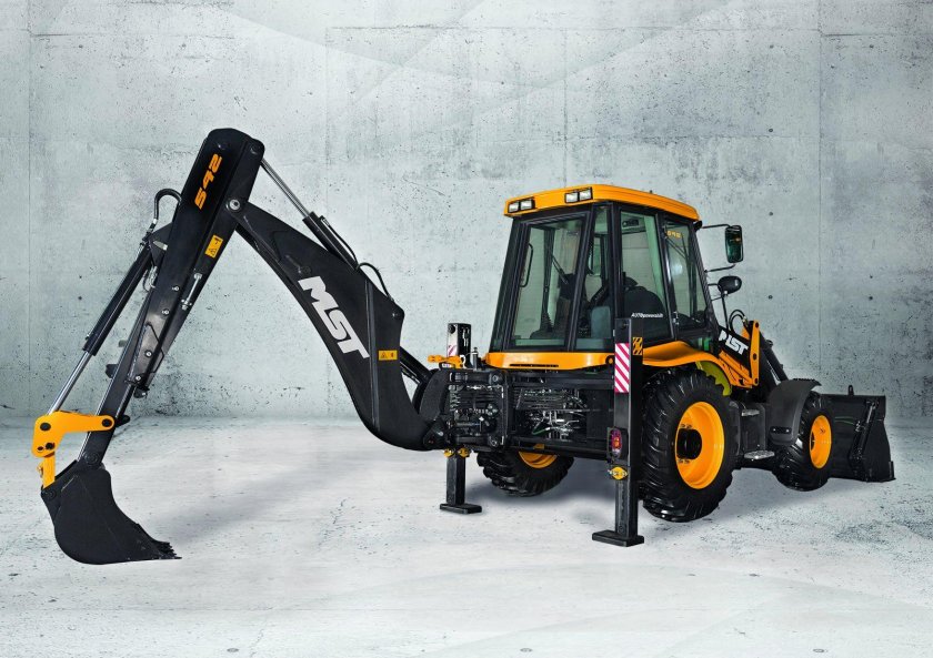 Экскаватор-погрузчик MST m542