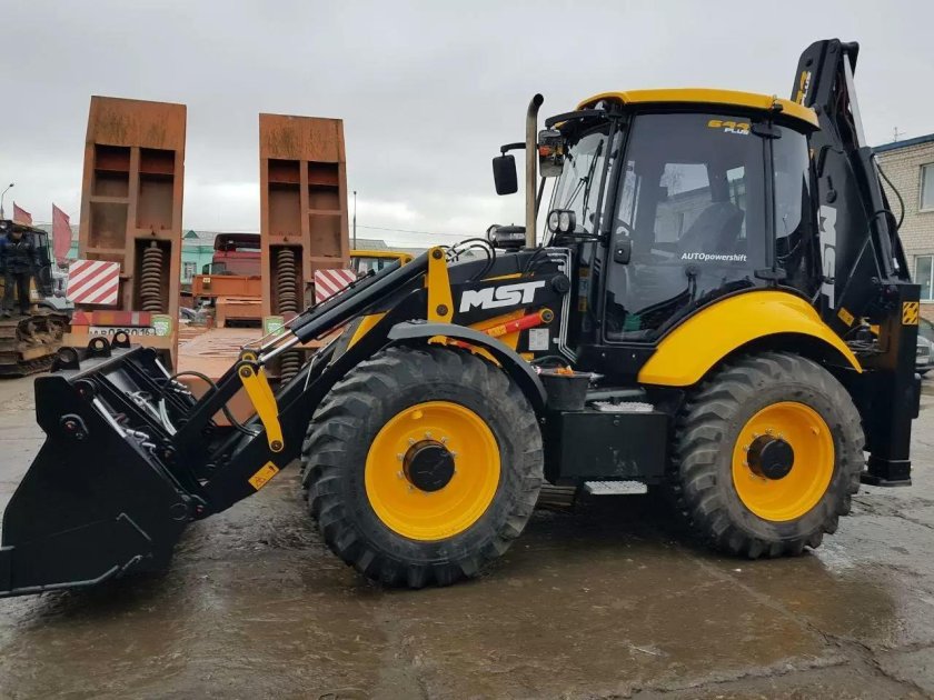 МСТ 644 экскаватор погрузчик
