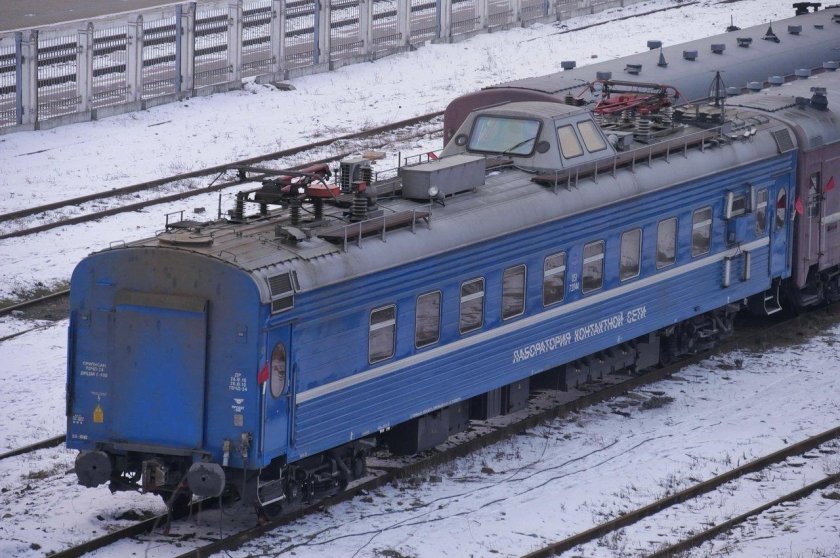 Вагон лаборатория контактной сети РЖД