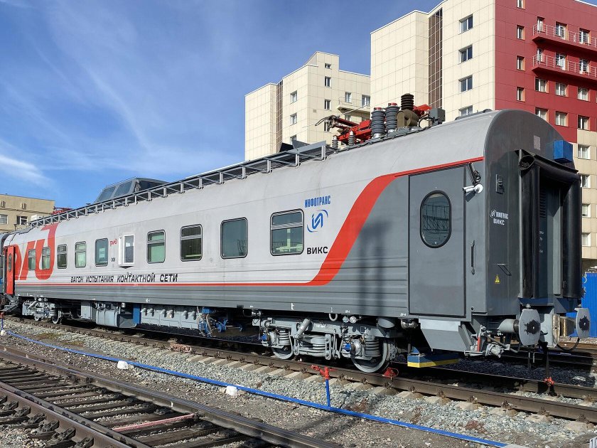 Викс вагон лаборатория контактной сети