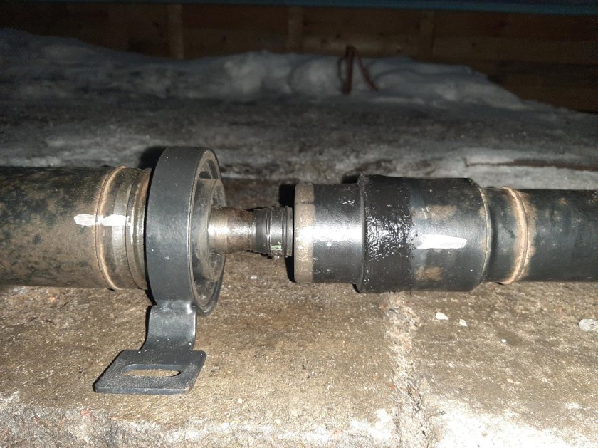 Замена подвесного подшипника