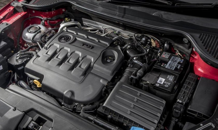 Моторный отсек Шкода Карок