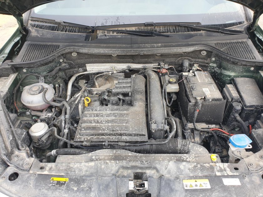 Подкапотное пространство Шкода Октавия тур