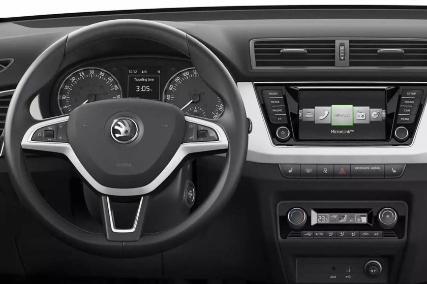 Skoda fabia 2015 салон