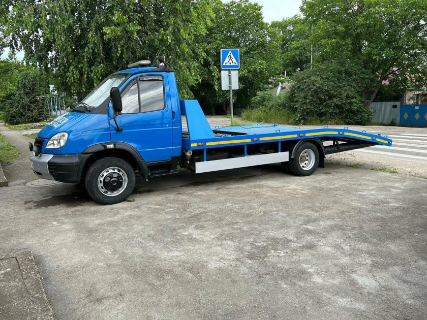 Эвакуатор валдай со сдвижной платформой