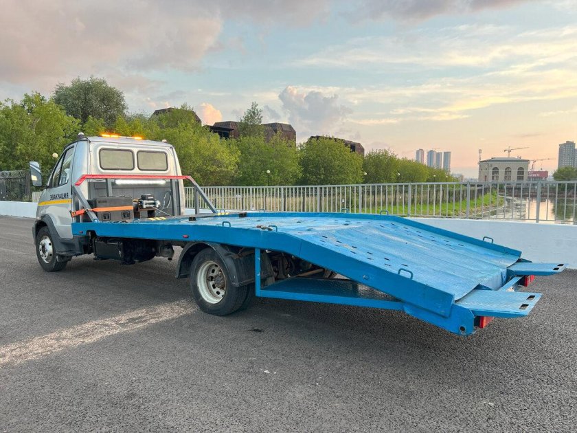 Газ 3302 эвакуатор с ломаной платформой