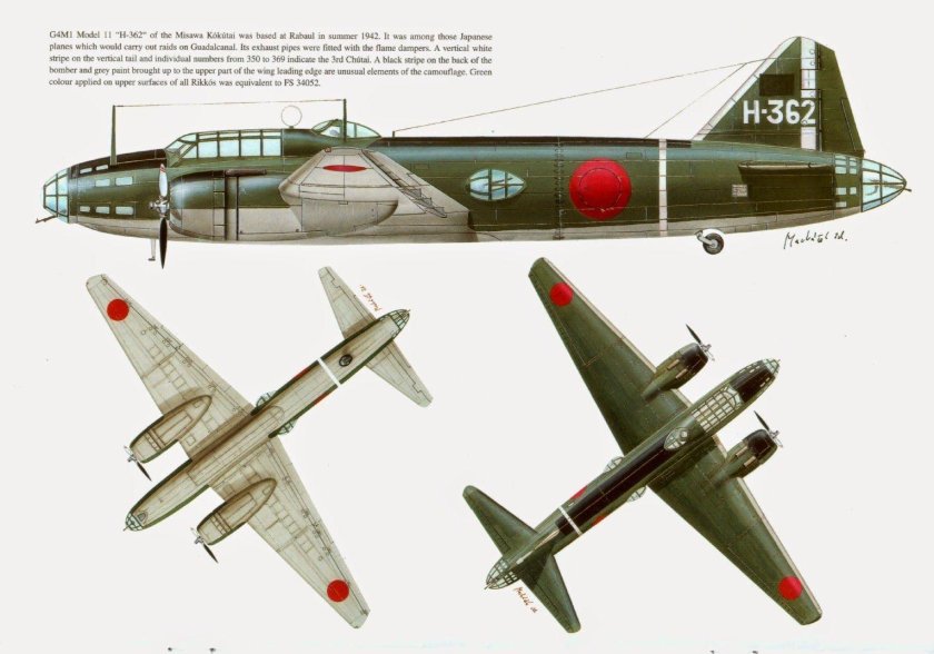Mitsubishi g4m1 model 11
