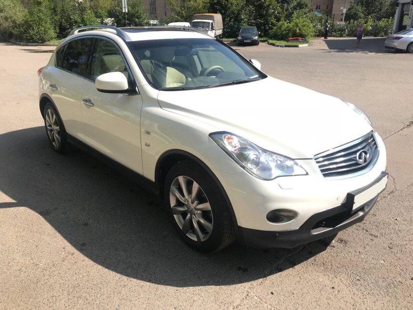 Инфинити qx50 белый