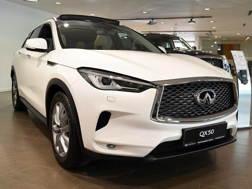 Инфинити qx50 белый