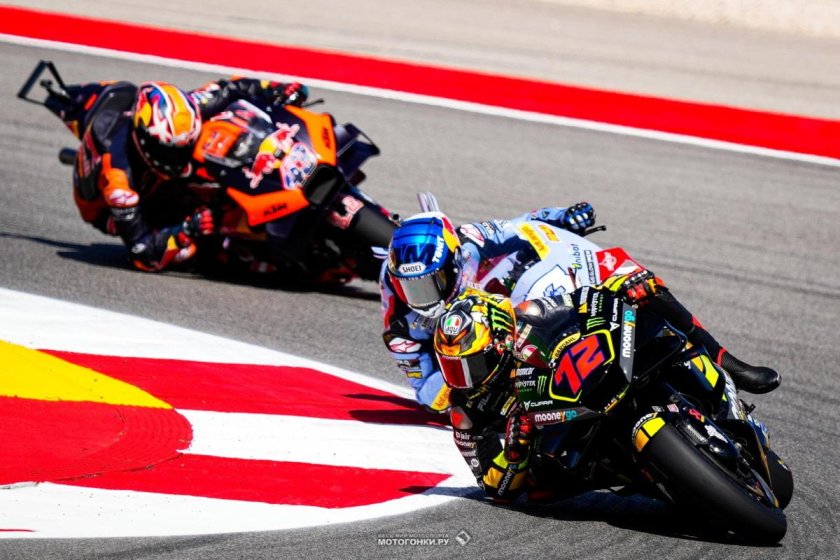 Марк Маркес и Валентино Росси