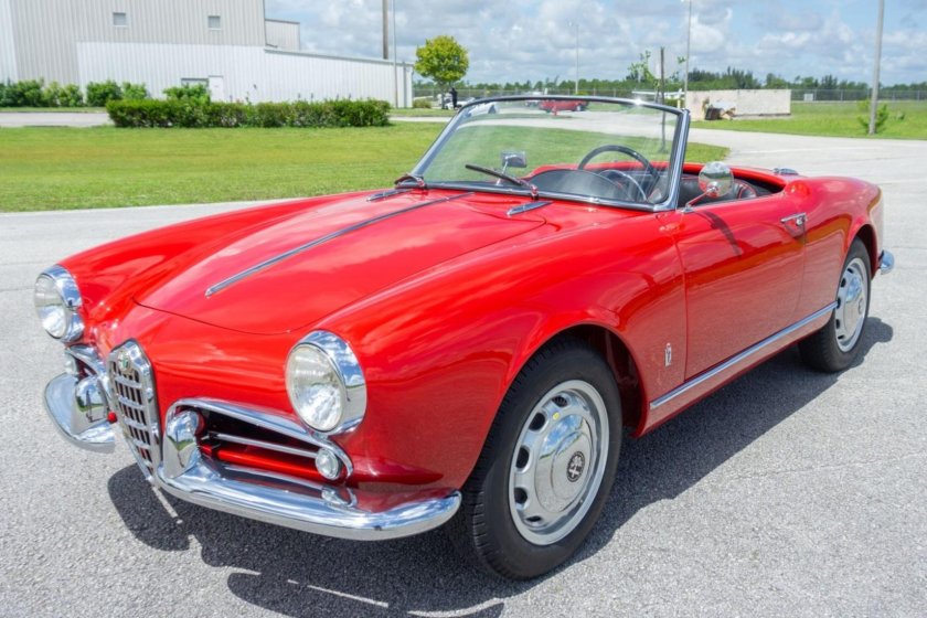 1958 alfa romeo giulietta spider