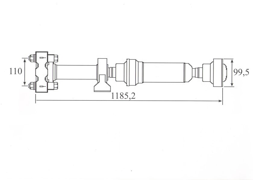Чертеж шрус кардана Туарег