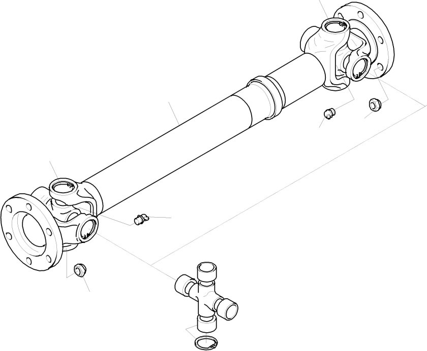 Кардан рулевого вала КАМАЗ чертеж
