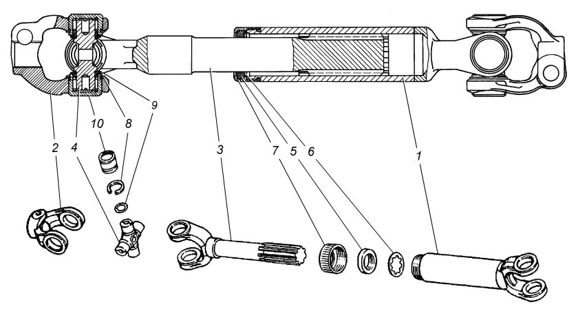 Вал карданный рулевой КАМАЗ 4310