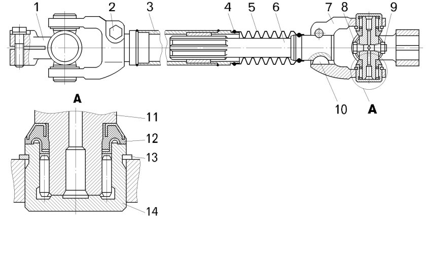 4360221 Карданный шарнир