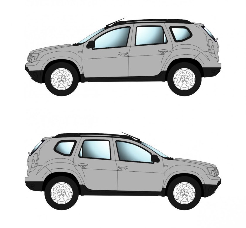 Рено Дастер рисунок