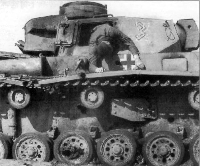 Подбитые немецкие танки 1941