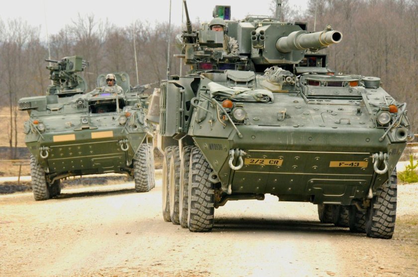 Боевая машина Stryker MGS m1128