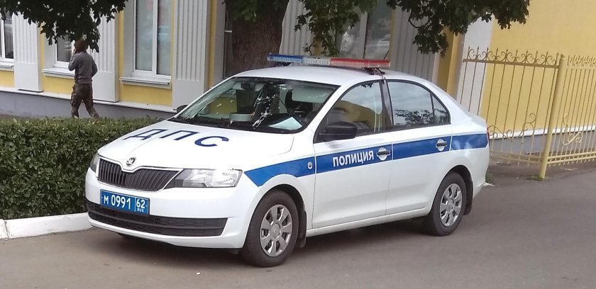 Шкода Рапид полиция