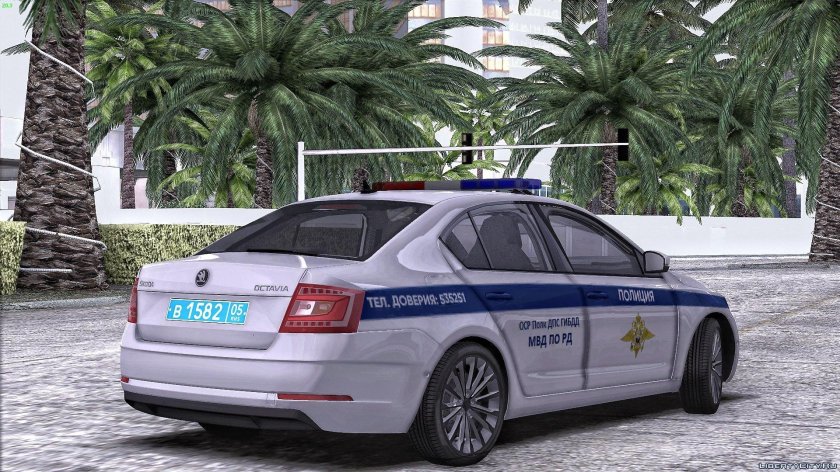 Skoda Octavia a7 полиция