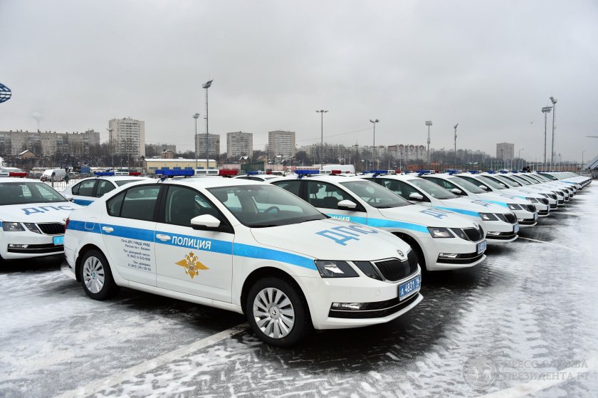 Шкода Октавия 2022 полиция