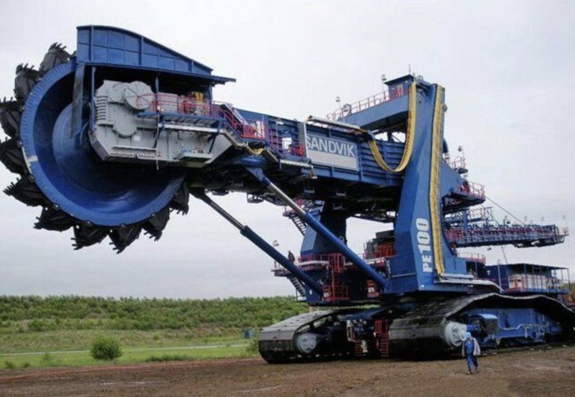 Самый большой роторный экскаватор в мире