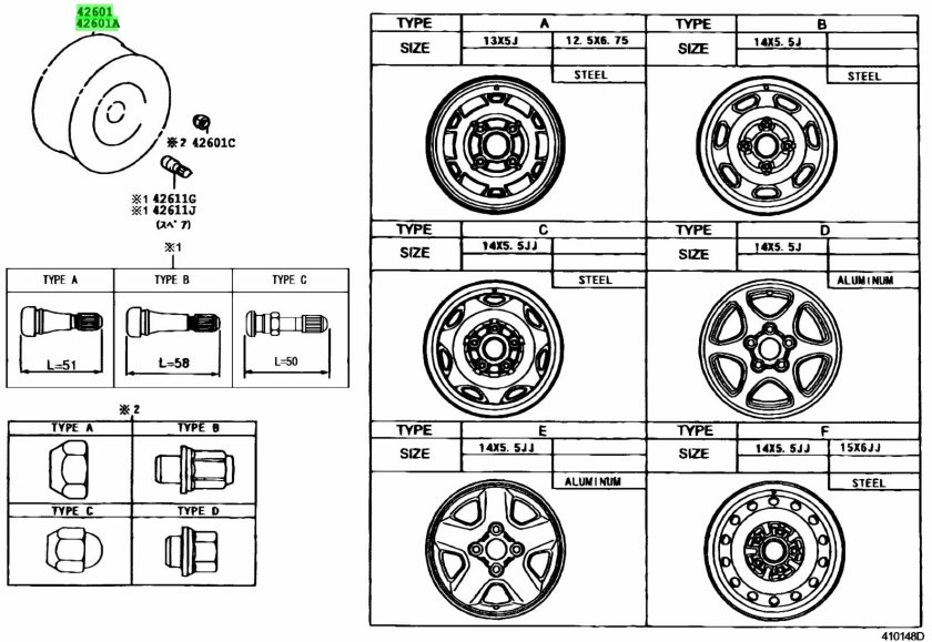 Тойота лит айс Ноах разболтовка дисков