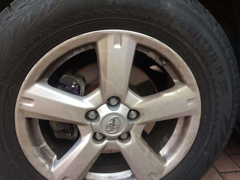 Летние шины на Тойота рав 4