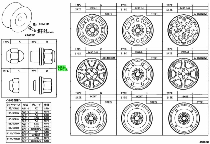 Диаметр диска Тойота Королла 150