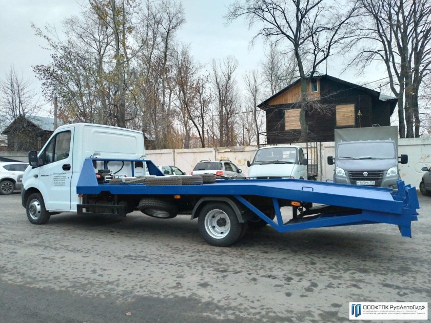 Эвакуатор Газель Некст со сдвижной платформой