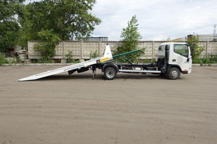 JAC n90 эвакуатор со сдвижной платформой