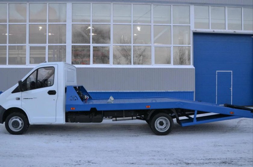 Эвакуатор Газель Некст ломаная платформа