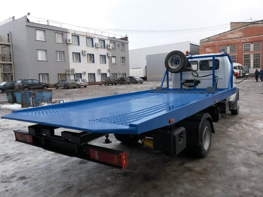 Эвакуатор Газель next сдвижная платформа