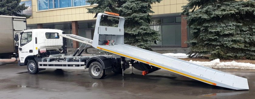 КАМАЗ 4308 эвакуатор со сдвижной платформой