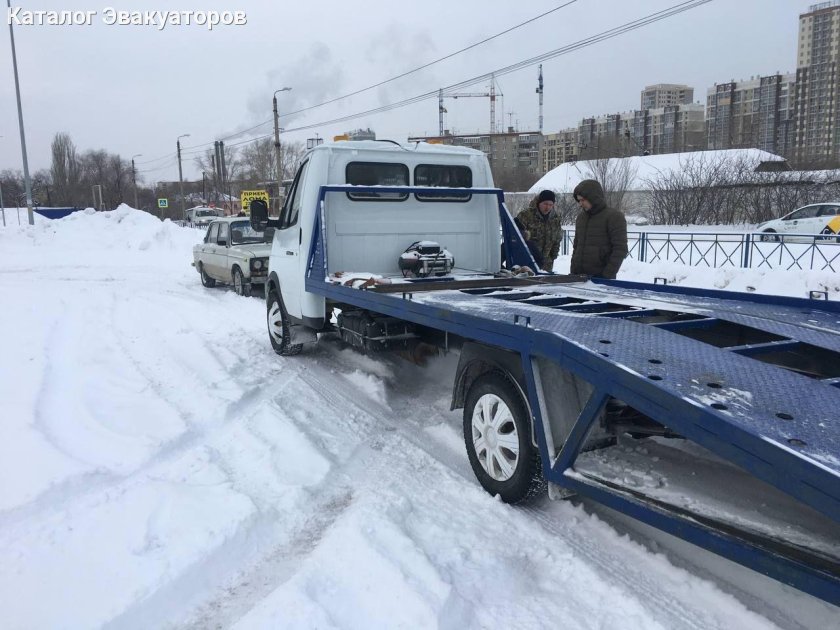 Эвакуатор Газель Некст со сдвижной платформой