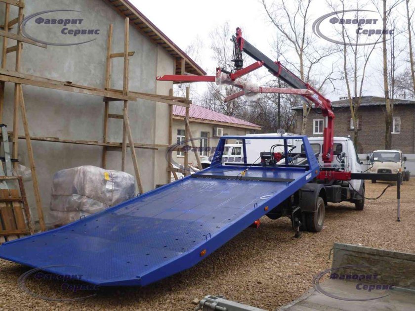 Валдай Некст эвакуатор со сдвижной платформой